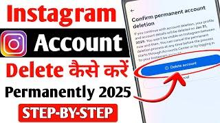 Instagram Account Delete Kaise Kare Permanently | instagram account delete kaise kare 2025 