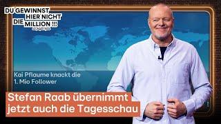 Die Tagesschau streikt und Stefan übernimmt | Du gewinnst hier nicht die Million bei Stefan Raab