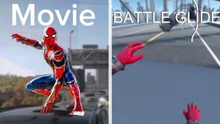 I recreated spider man scenes in battle glide!