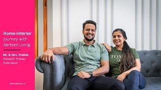 Walking through Prathik & Shruthi's first home | Praneeth Pranav Townsquare | Aertsen Living