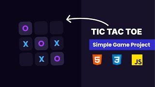 Create Tic Tac Toe Game | JavaScript Game | HTML CSS & JavaScript