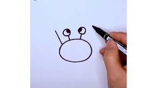 How to draw ️ a Crab | #DrawingTV