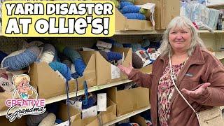 YARN DISASTER at Ollie's! We Are Running Out Of Stores to Buy Yarn! #ollies