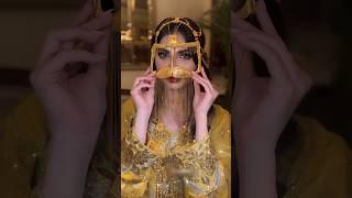 Why does every princess in Dubai wear this gold mask?#shorts
