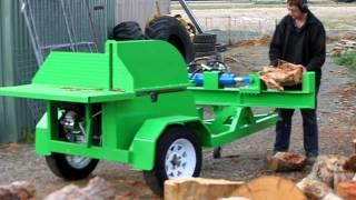 Beaver Equipment saw bench with log splitter