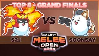 S2J (Captain Falcon) vs Soonsay (Fox) - Galint Melee Open 2024 - Melee Top 8: Grand Finals