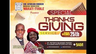 WAKATI ITUSILE || SPECIAL THANKSGIVING || CCDM GLOBAL II VEN TUNDE BAMIGBOYE || 25.12.24