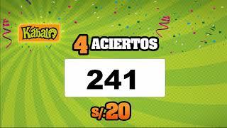 Sorteo Kábala - Jueves 20 de Junio de 2019