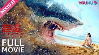 INDO SUB [Huge Shark] Si Cantik bertemu hiu besar saat berselancar! | YOUKU