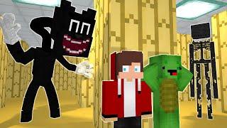 MAIZEN - JJ & Mikey VS CARTOON CAT Challenge - A Minecraft Animation