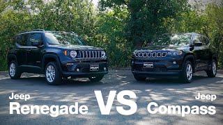 2023 Jeep Renegade Latitude vs 2023 Jeep Compass Latitude | Walkaround and Comparison