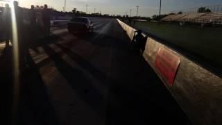 Matt McGee Rolling out vs gold car street outlaws
