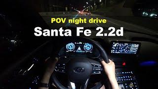 2021 Hyundai santafe 2.2 CRDi AWD POV night drive