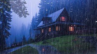 Fall Asleep With The Soothing Sounds Of Rain And Thunder | ASMR, STUDY, Relax with Rain Sounds