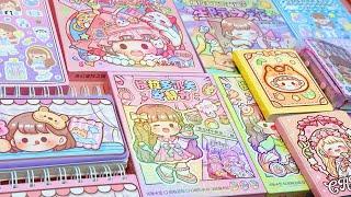 Unbox Telado kawaii sticker big haulASMR unboxing stickers journal