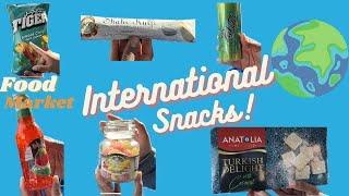 Trying international snacks from around the world! 