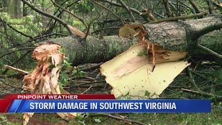 Storm damage in Southwest Virginia