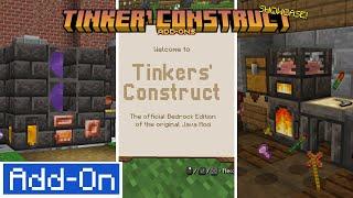 Tinker's Construct Add-On Full Showcase (FULL GUIDE) | Minecraft Bedrock Addon