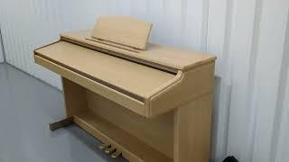 Roland HP237Le digital piano in light oak colour stock number 23069