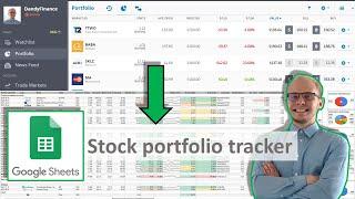 Stock Portfolio Tracker on Google Sheets | Tutorial on How to Make a Stock Tracker Spreadsheet