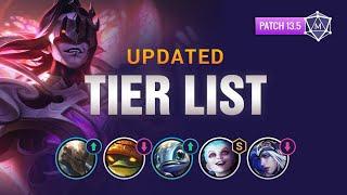 UPDATED Patch 13.5 TIER LIST for Season 13 League of Legends