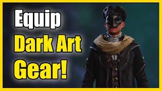 How to Equip The Dark Arts Cosmetic Pack in Hogwarts Legacy (Change Appearance)