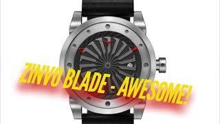 Zinvo Blade Silver Automatic Watch Review Really Cool Unique Watch!