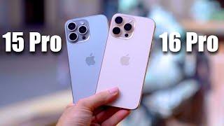 iPhone 15 Pro vs. 16 Pro - was lohnt sich mehr? Kamera, neuer Button, Akku, Display im Vergleich!