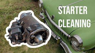 Обслуживание стартера ГАЗ-21.Starter cleaning GAZ-21