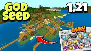 [GOD SEED] For Minecraft 1.21 Bedrock & Pocket Edition | Seed Minecraft 1.21 | Minecraft Seeds