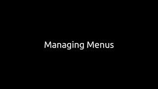 PressFly: Manage Menus