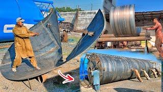 Highly Skilled Workers Made Silo Tank From Metal Sheets |Amazing Metalworking Production|