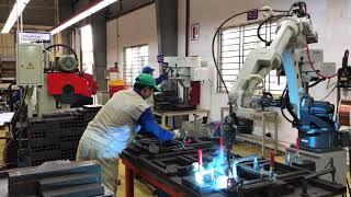 welding robot processing