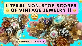 FOUND a Jewelry LOT Within a Jewelry LOT! Shop GOODWILL Unboxing PART 2! #jewelry #unboxing #vintage