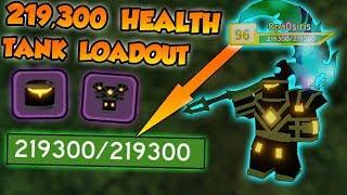 219,300 HEALTH *BEST* TANK LOADOUT!!! - ️Roblox Dungeon Quest