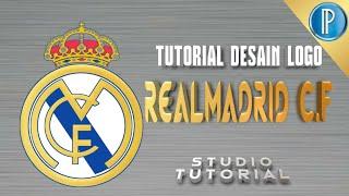 How to Design REALMADRID Logo in PixelLab || Tutorial Desain Logo REALMADRID di PixelLab