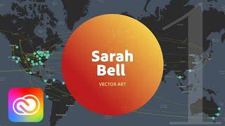 Live Vector Art with Sarah Bell from Esri 1 of 3 | Adobe Creative Cloud