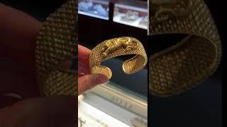 Estate Cheetah Cuff Closeup at Continental Diamond