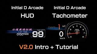 【Assetto Corsa】Initial D Arcade HUD (Initial D6 HUD V2.0 Update) Intro + Install Tutorial