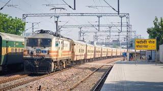 Bikaner Intercity Express - Diesel VS Electric Action Delhi-Bikaner Intercity Superfast Express