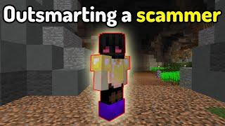 How I Scammed a Scammer... (Hypixel Skyblock)