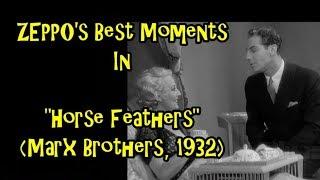 ZEPPO's Best Moments In "Horse Feathers" (Marx Brothers, 1932)