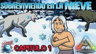 Supervivencia en la nieve. Capítulo 1 serie de Ark Mobile con @zonaplay23