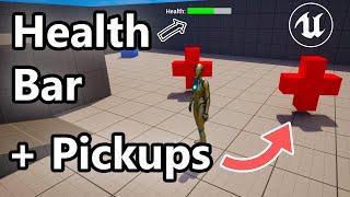 Health Bar Tutorial  With HUD On Screen | Unreal Engine 5