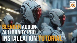 AI Library Pro - Blender Addon Installation Tutorial