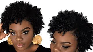 Flat Twist Out w/ Bantu Knots on Short 4C Natural Hair | JOYNAVON