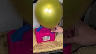 How to use an electric balloon pump!! Balloon decoration made easy!