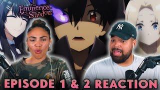 TIME TO CHECK OUT A NEW ANIME! | The Eminence in Shadow Episode 1 and 2 REACTION