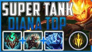 Lethal Tanky Diana is a NIGHTMARE to play against in the late game!! - Diana Top | Season 14 LoL