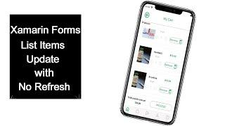 Xamarin Forms Update list items with out Refresh